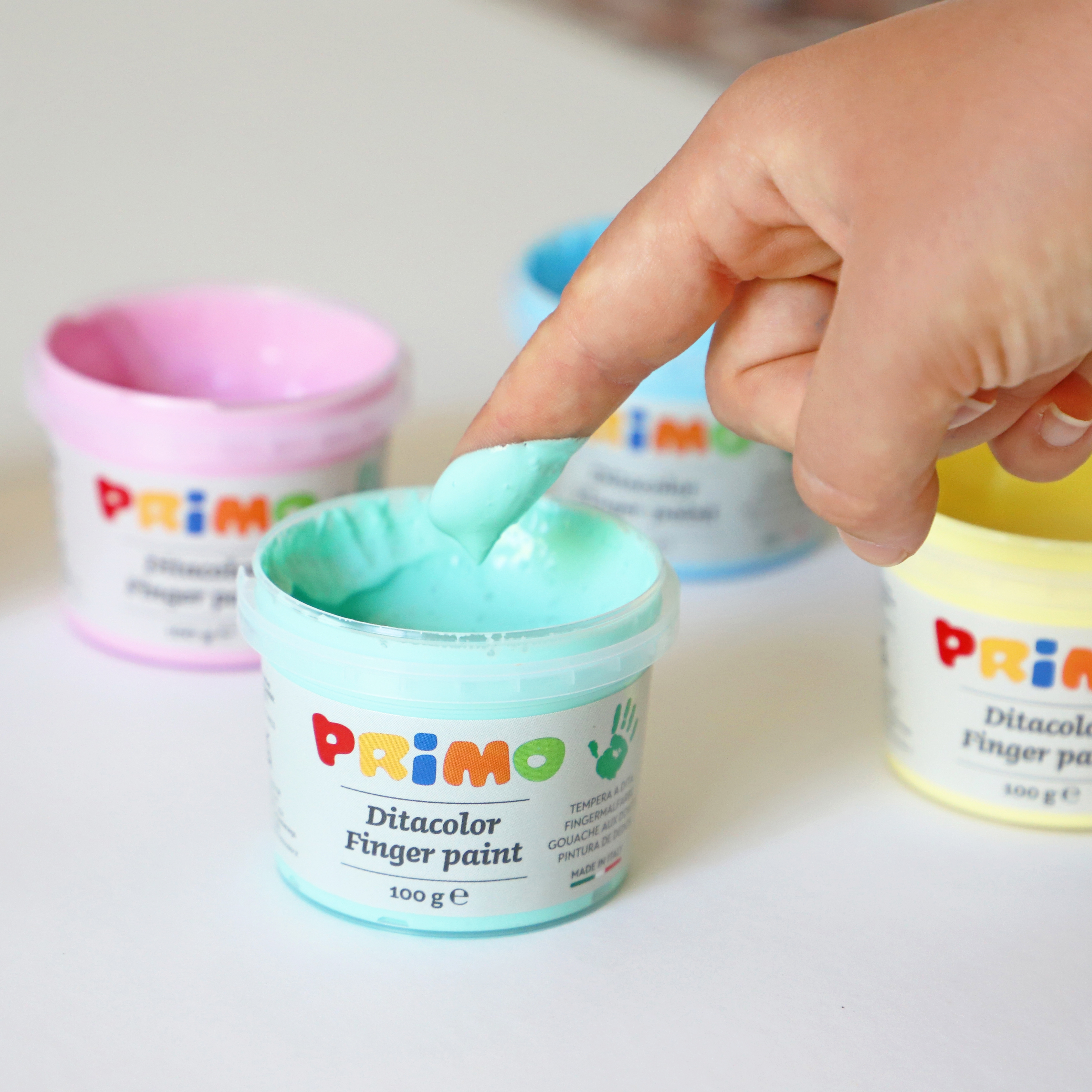 Fingerfarben Set Primo Pastell