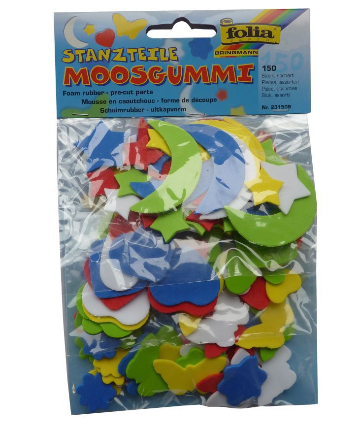 Moosgummi, div. Formen