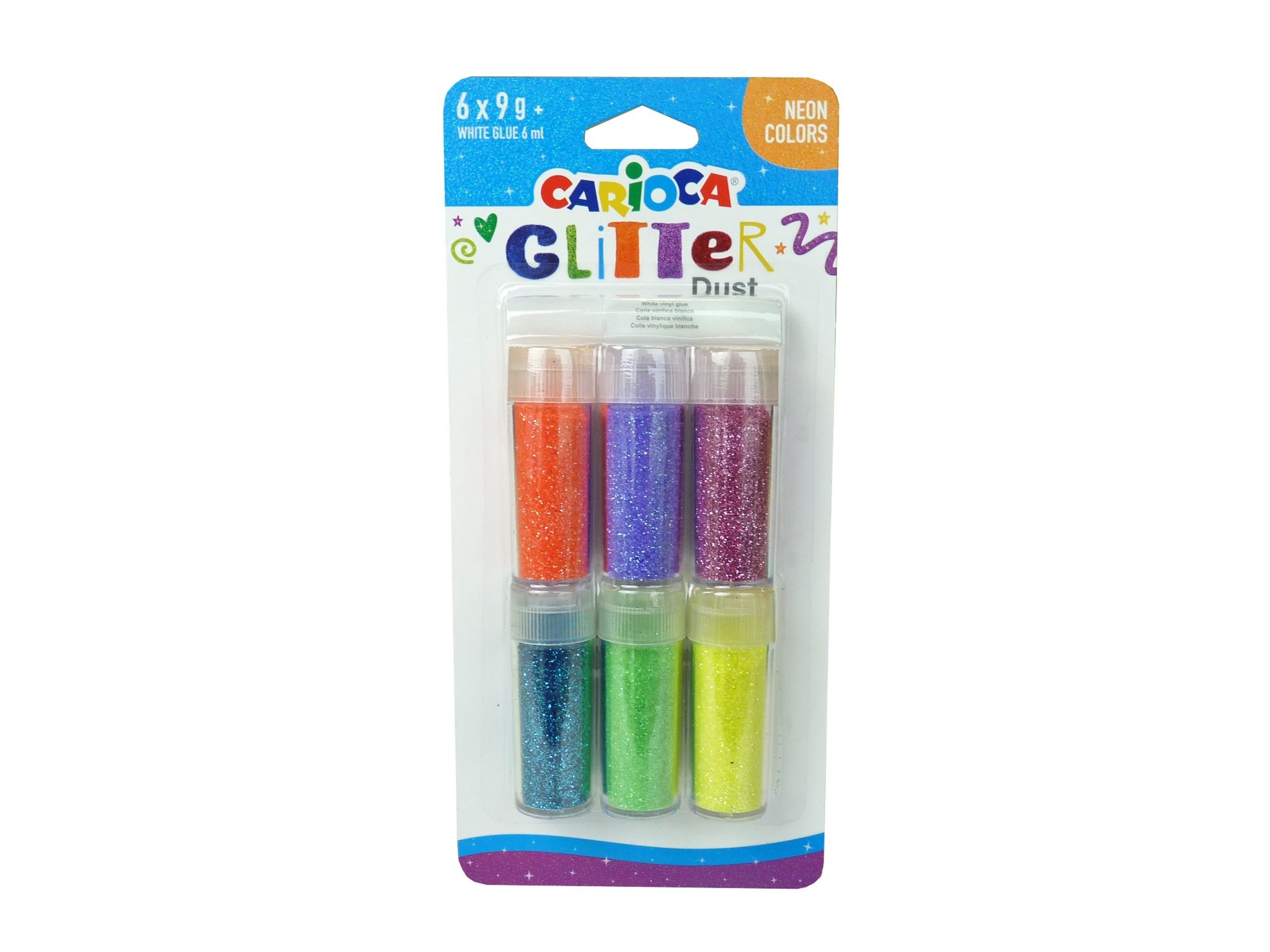 Glitter 6er Set Neon