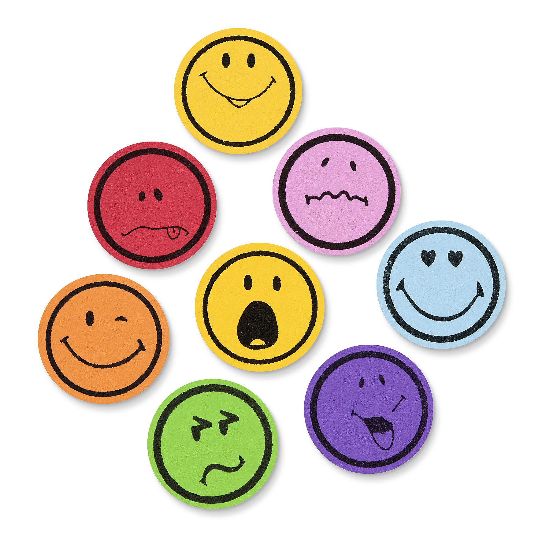 Moosgummi Smileys Emotionen